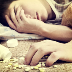 Young man overdoses at home from left medicine