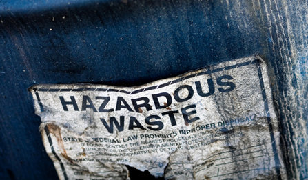 Hazardous waste label
